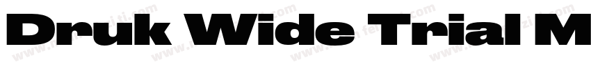 Druk Wide Trial Medium字体转换